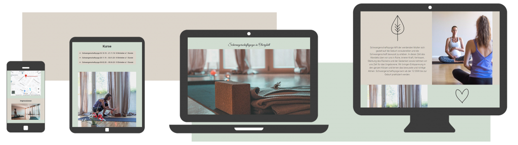 webdesign responsive yoga