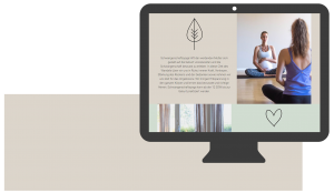 webdesign yoga kurs