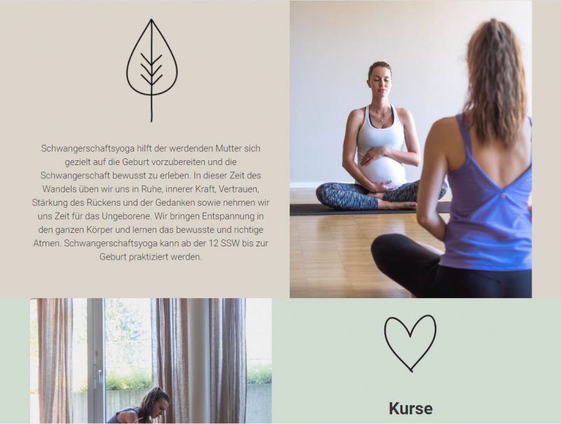 webdesign yoga